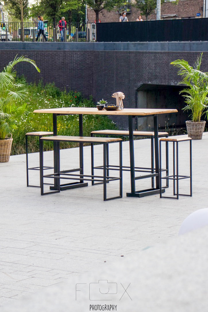 Hoge Boomstamtafel Tronc - 6 personen
